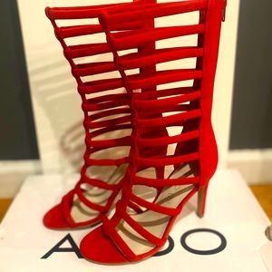 Aldo mid-calf caged heel